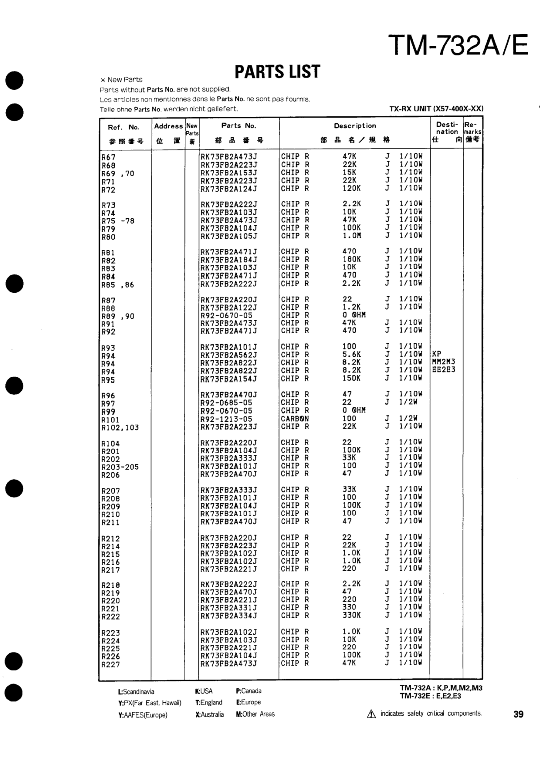 Kenwood tm-732A/E manual 