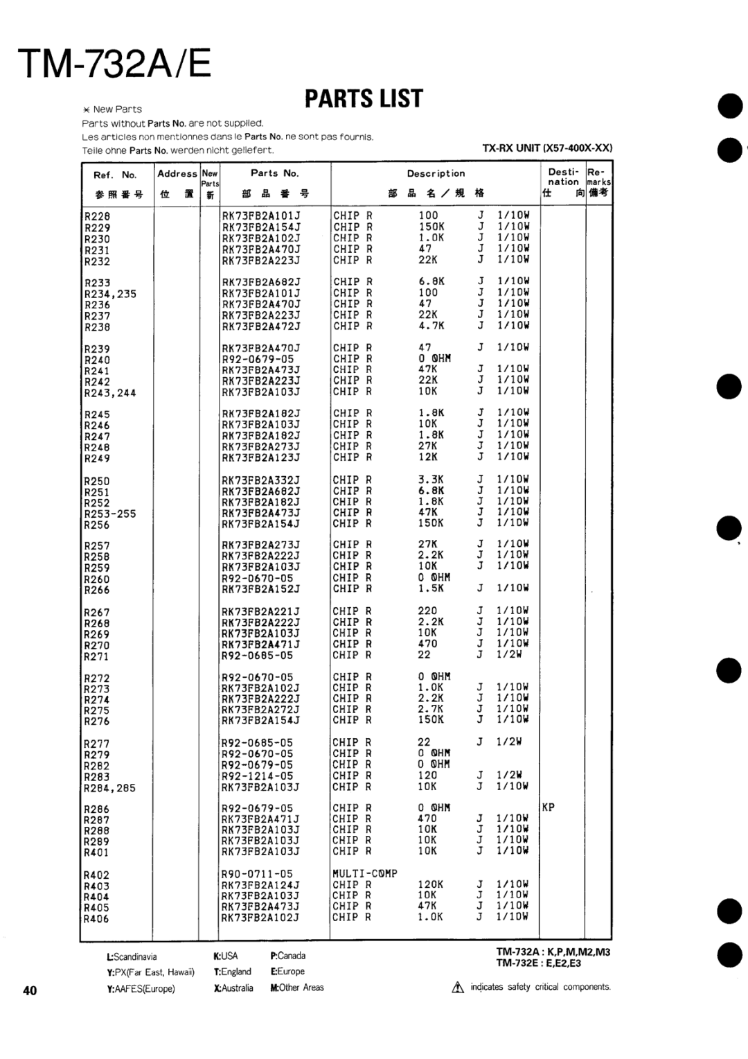 Kenwood tm-732A/E manual 