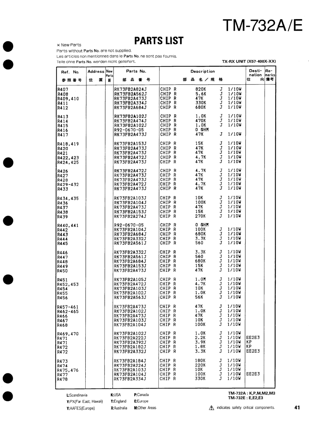 Kenwood tm-732A/E manual 