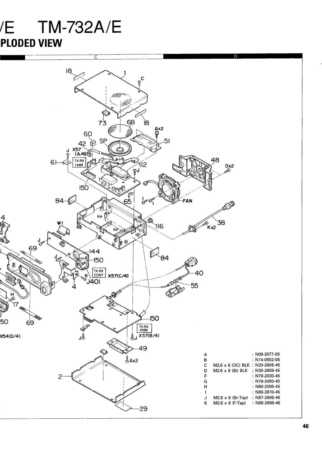 Kenwood tm-732A/E manual 