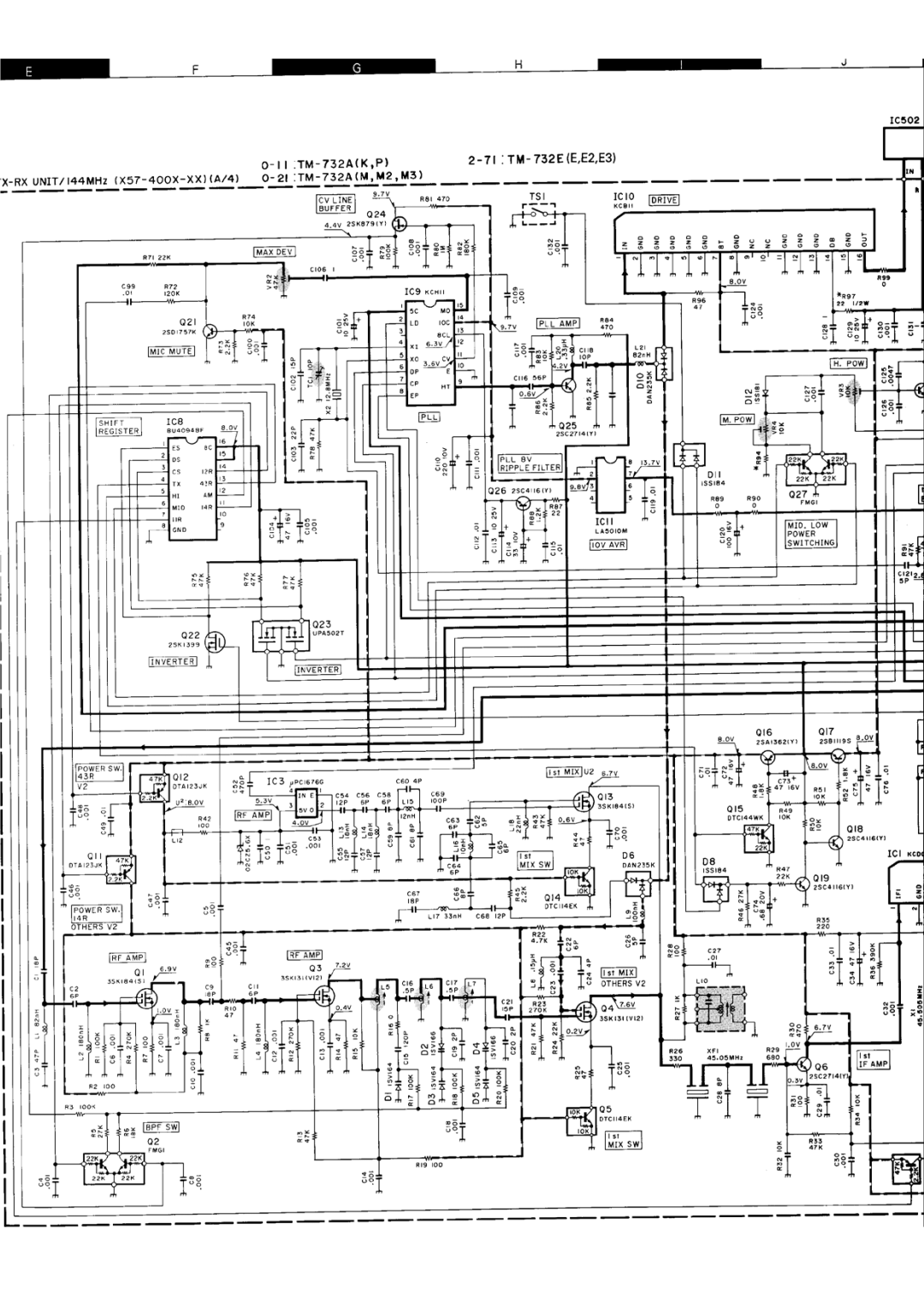 Kenwood tm-732A/E manual 