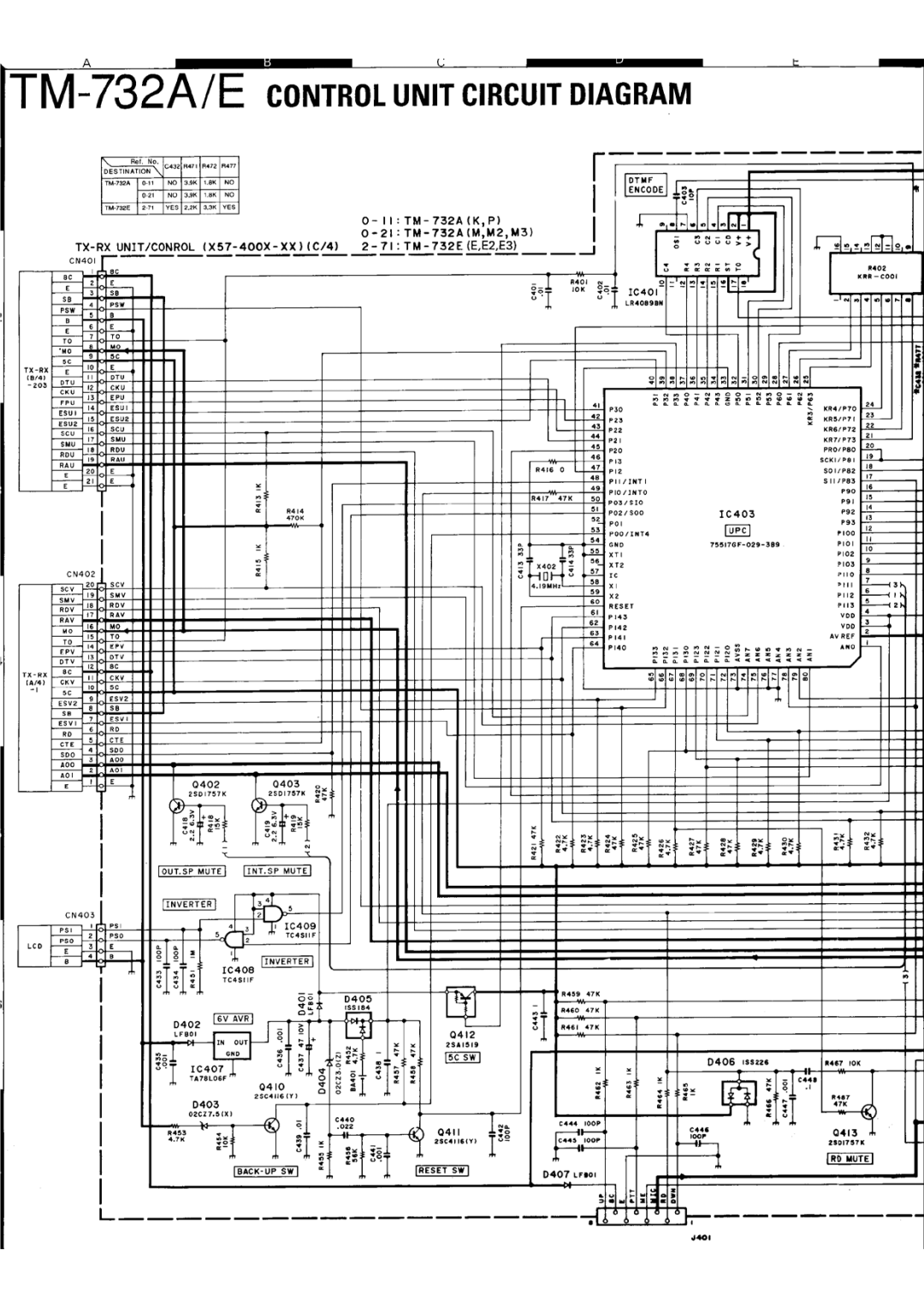 Kenwood tm-732A/E manual 