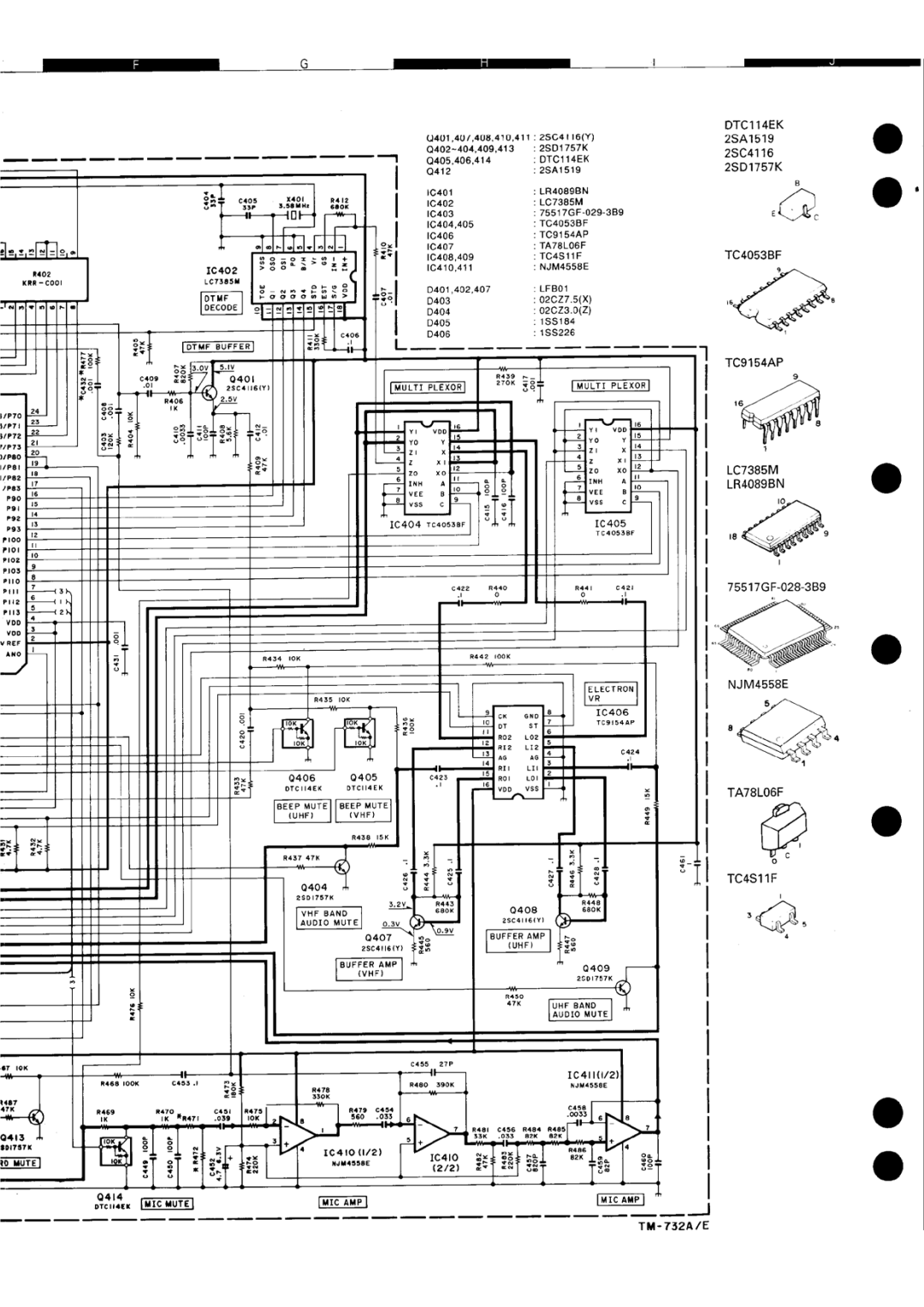 Kenwood tm-732A/E manual 