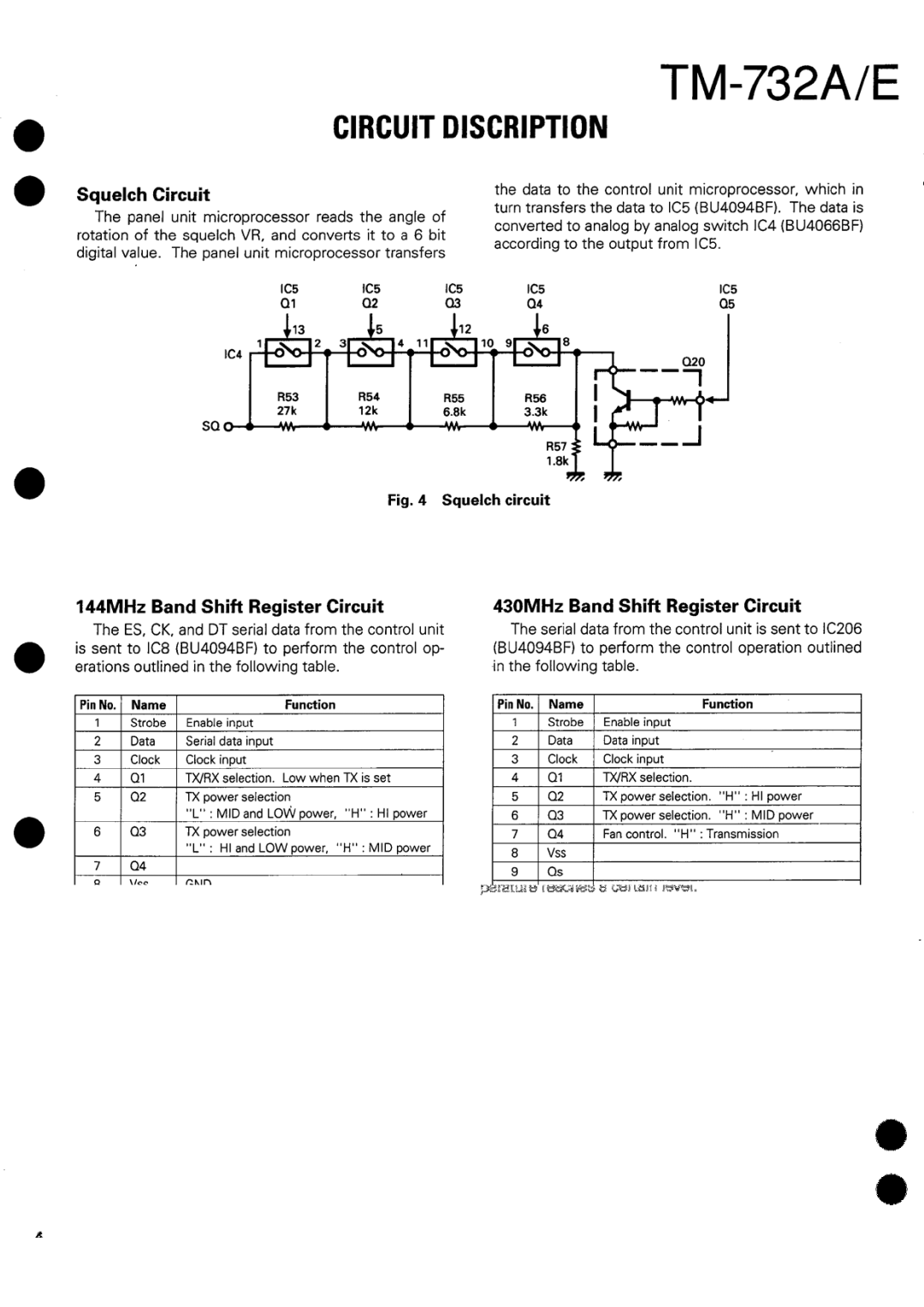 Kenwood tm-732A/E manual 