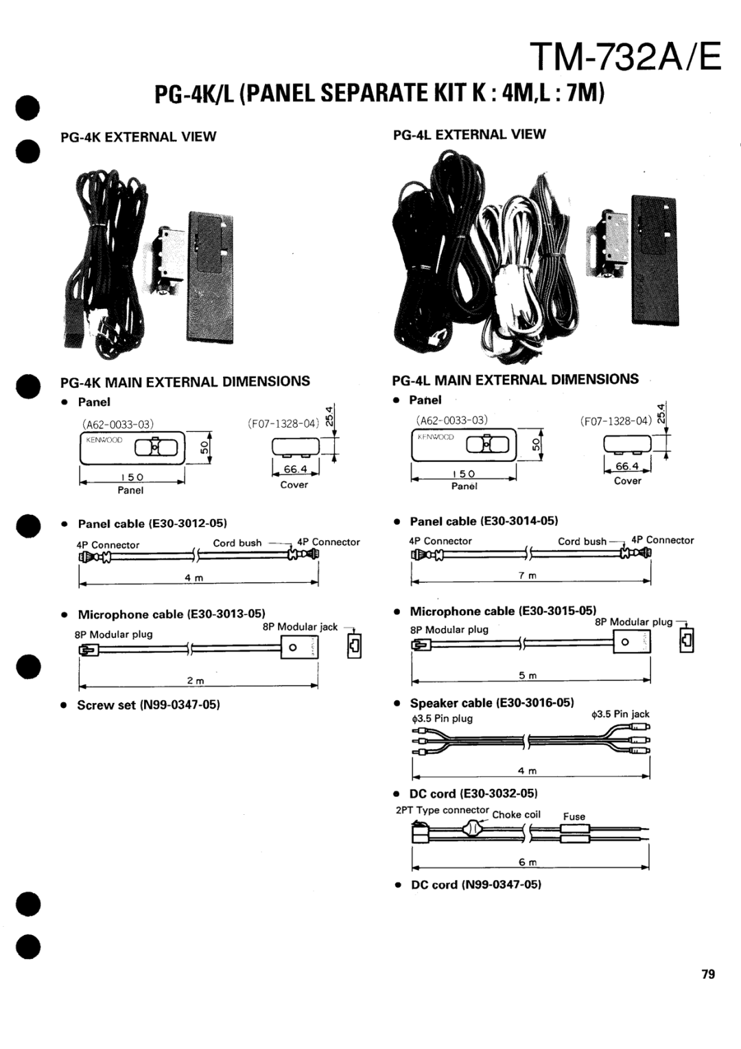 Kenwood tm-732A/E manual 