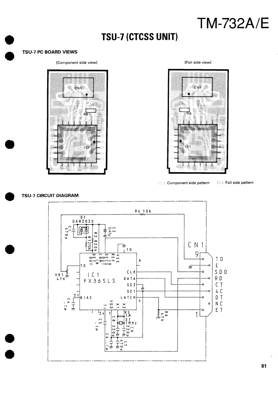 Kenwood tm-732A/E manual 