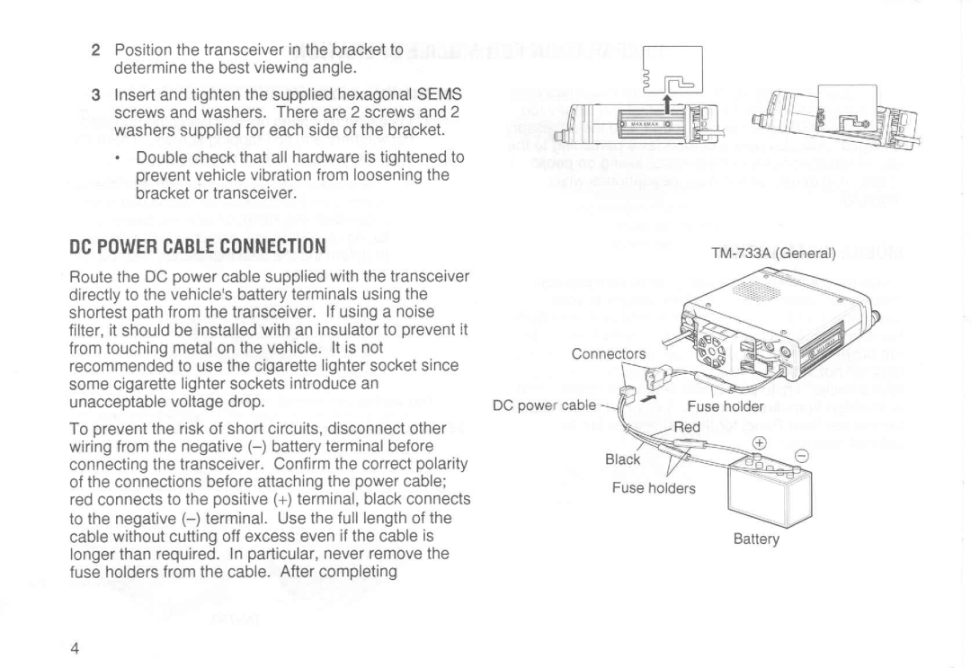 Kenwood TM-733A manual 