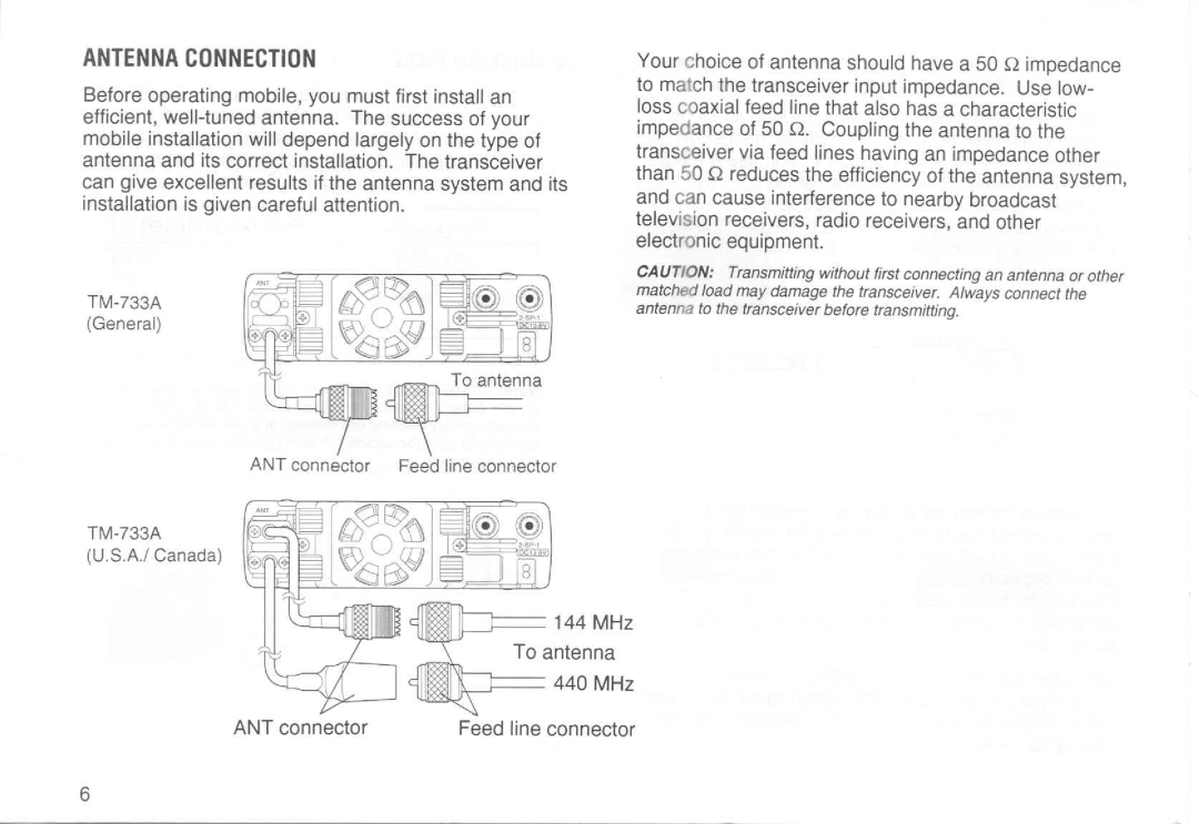 Kenwood TM-733A manual 