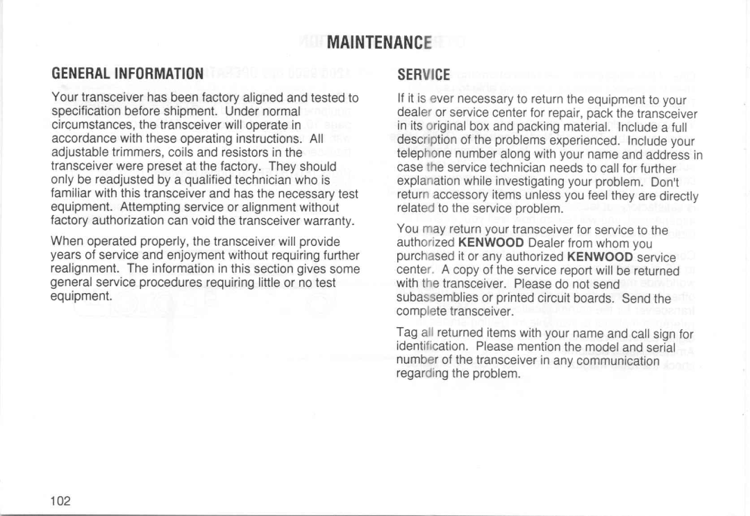 Kenwood TM-733E, TM-733A manual 