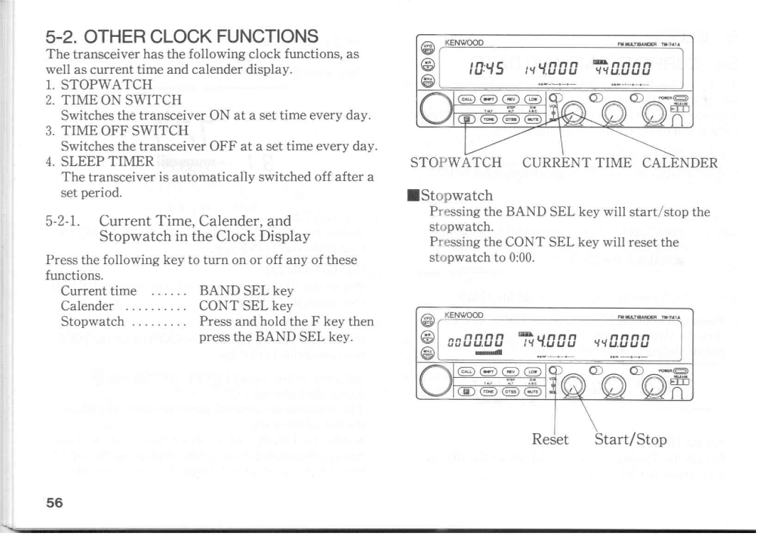 Kenwood TM-641A, TM-741E, TM-741A manual 