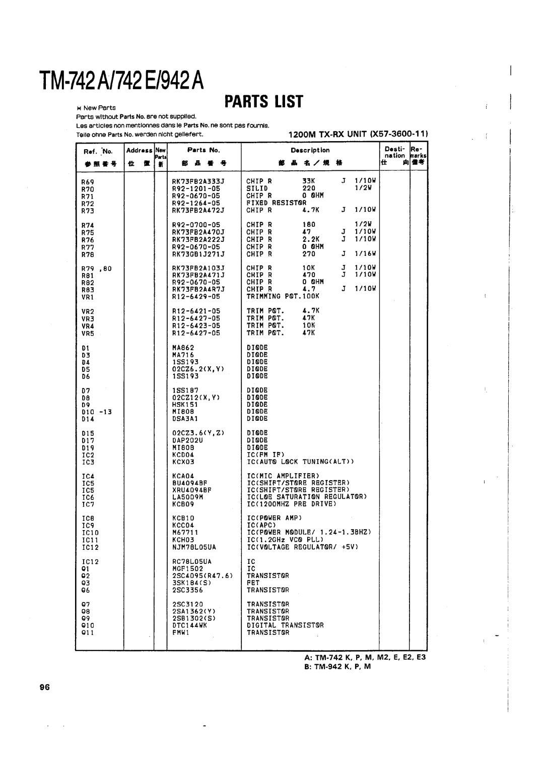 Kenwood TM-742 A/E manual 