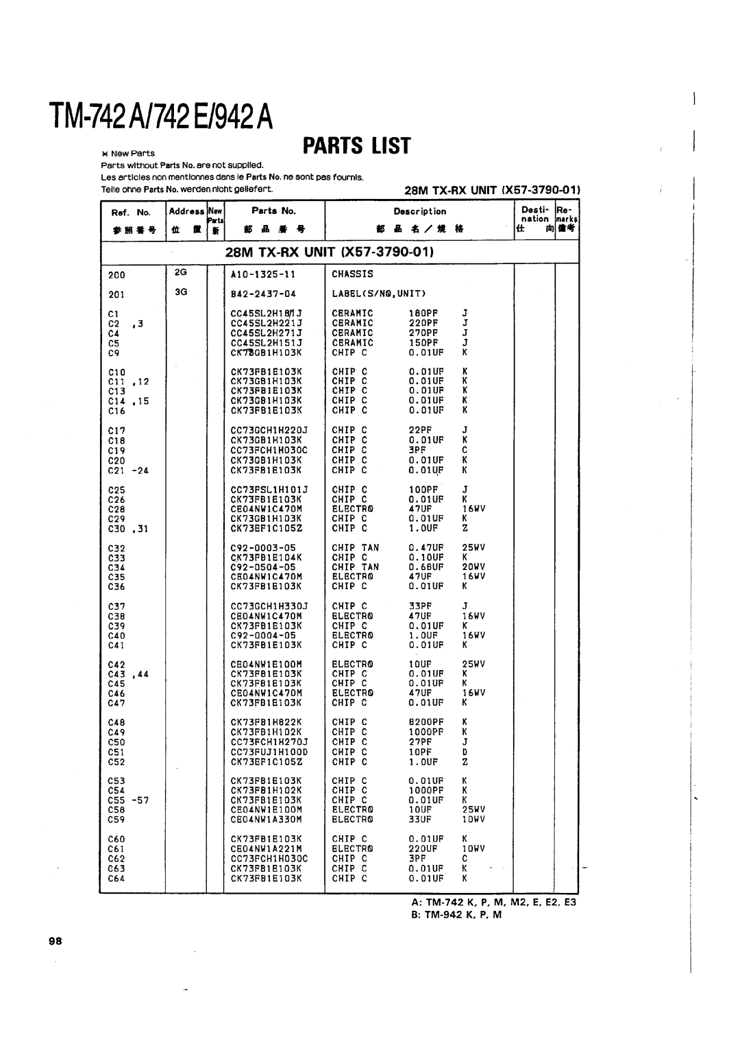 Kenwood TM-742 A/E manual 