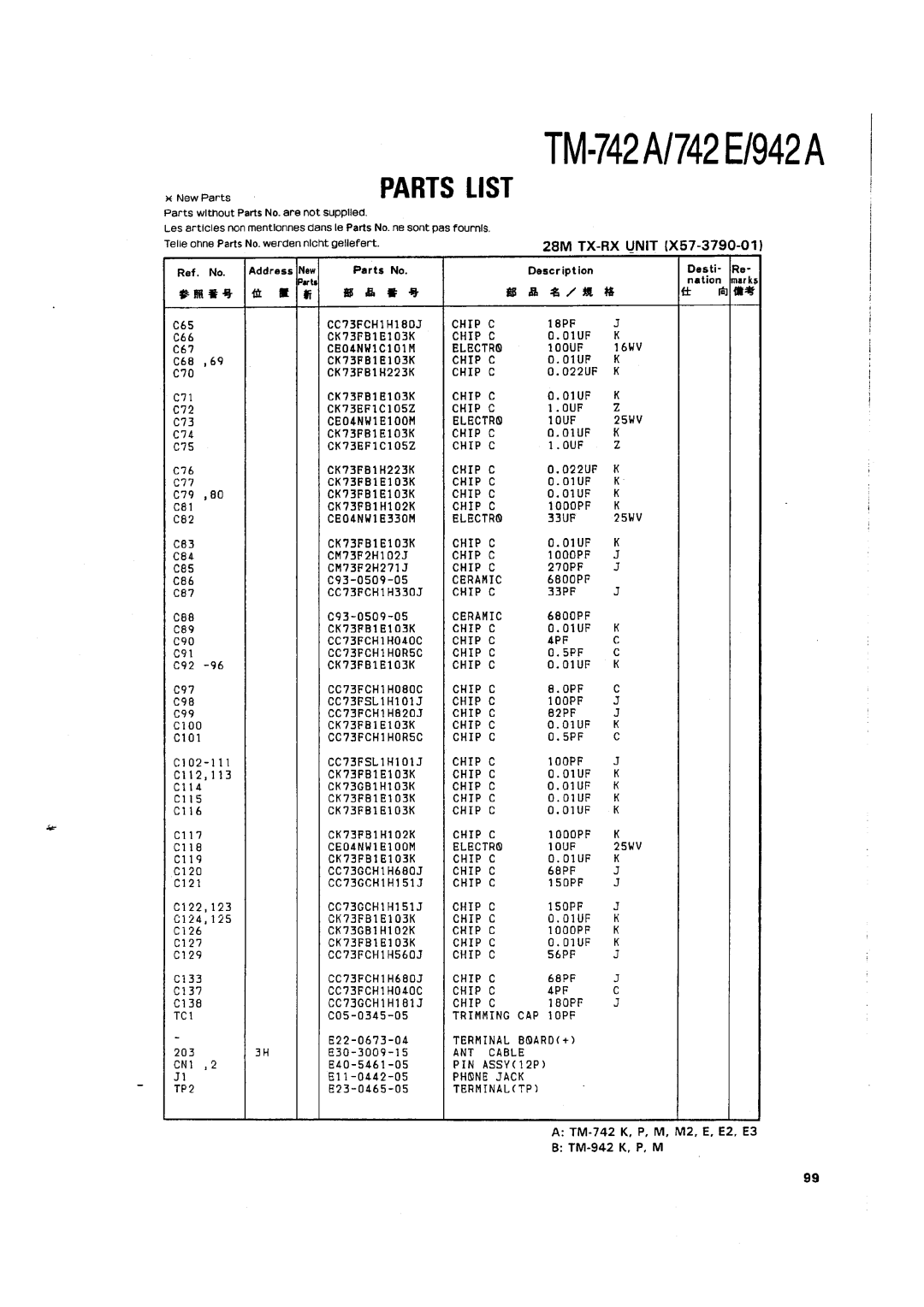 Kenwood TM-742 A/E manual 