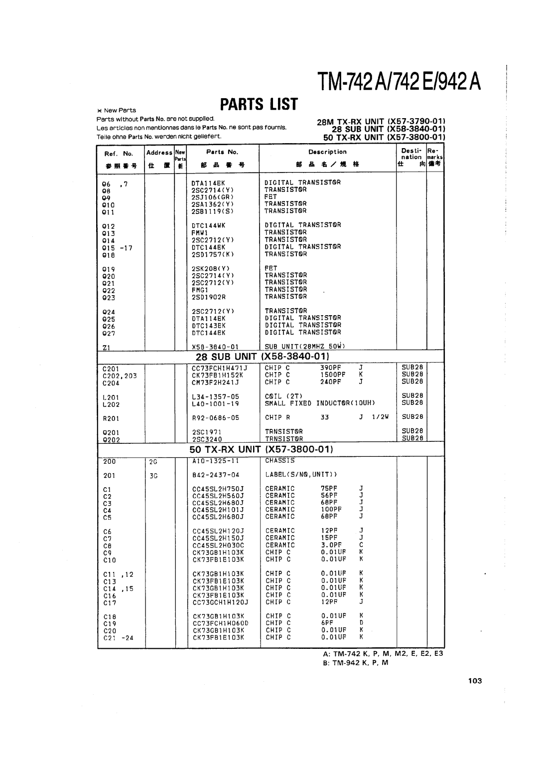 Kenwood TM-742 A/E manual 