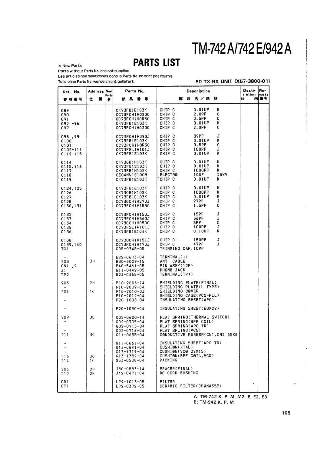 Kenwood TM-742 A/E manual 