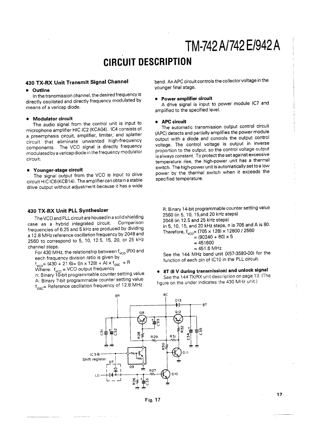 Kenwood TM-742 A/E manual 