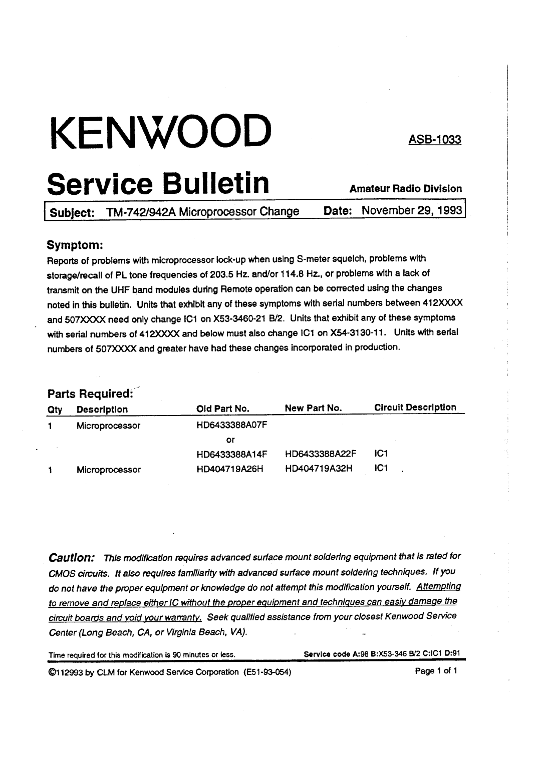 Kenwood TM-742 A/E manual 