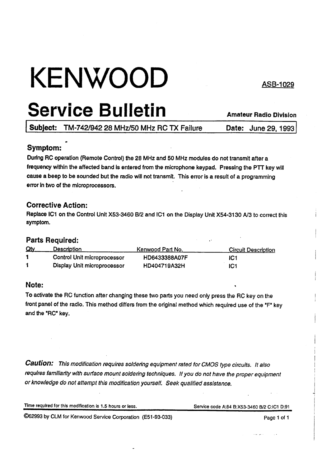 Kenwood TM-742 A/E manual 