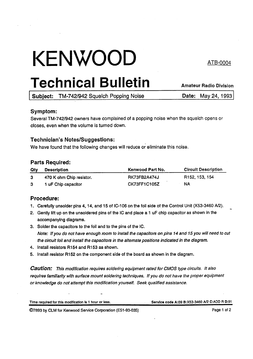 Kenwood TM-742 A/E manual 