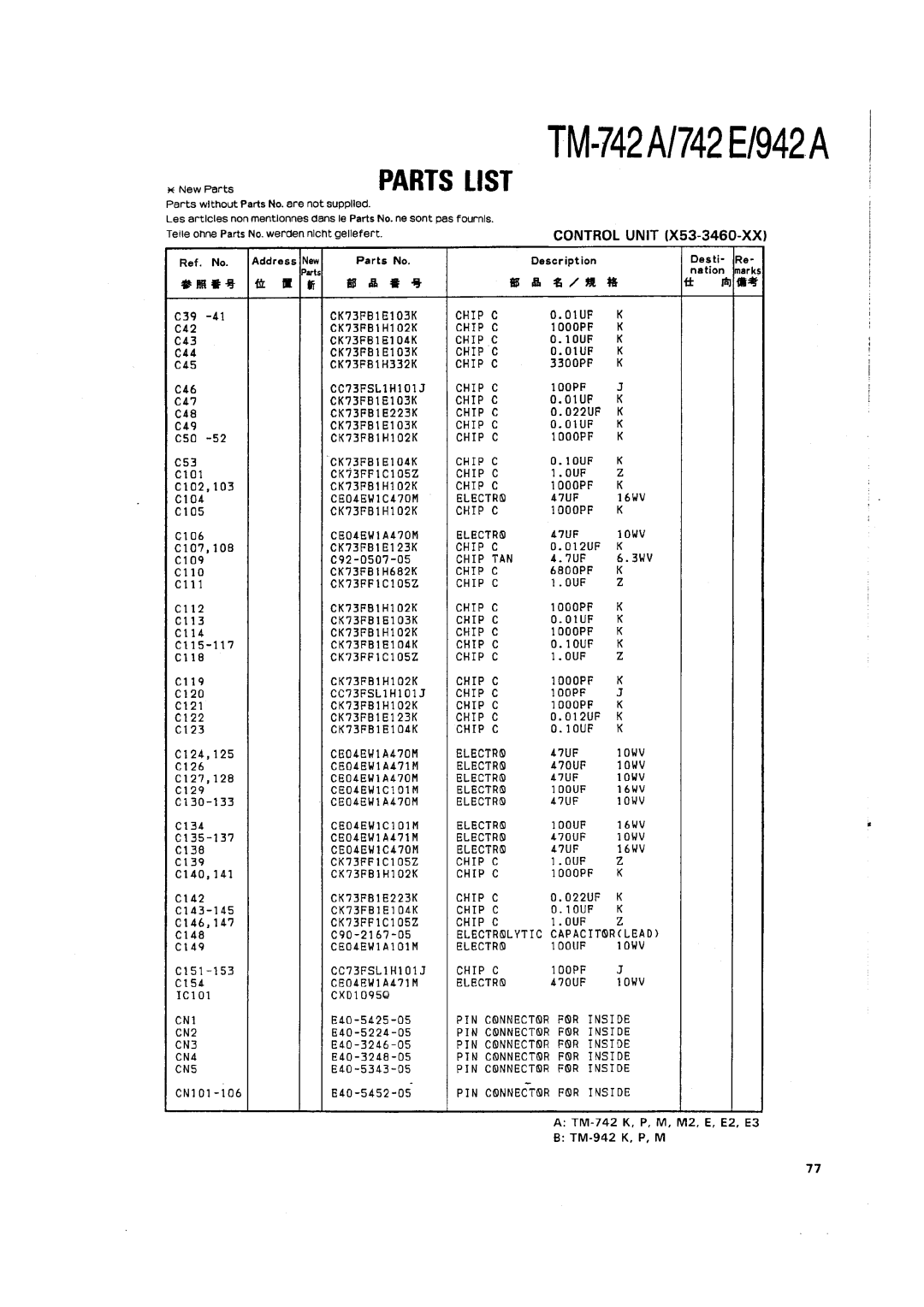 Kenwood TM-742 A/E manual 