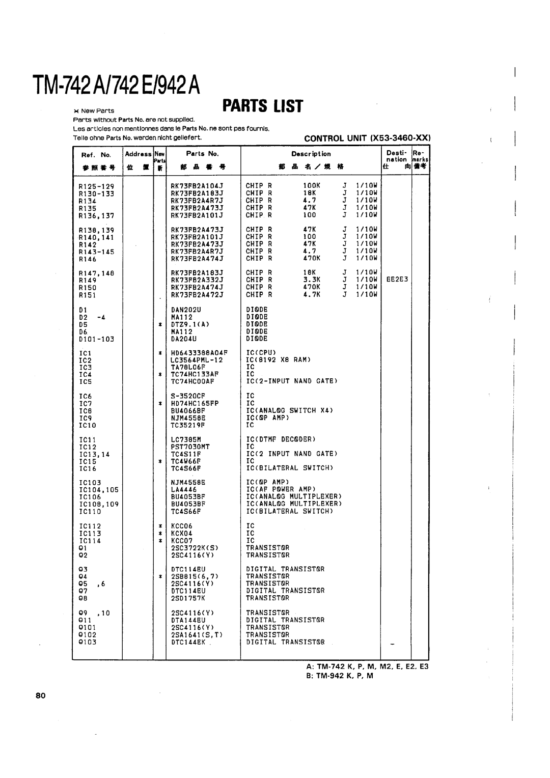 Kenwood TM-742 A/E manual 