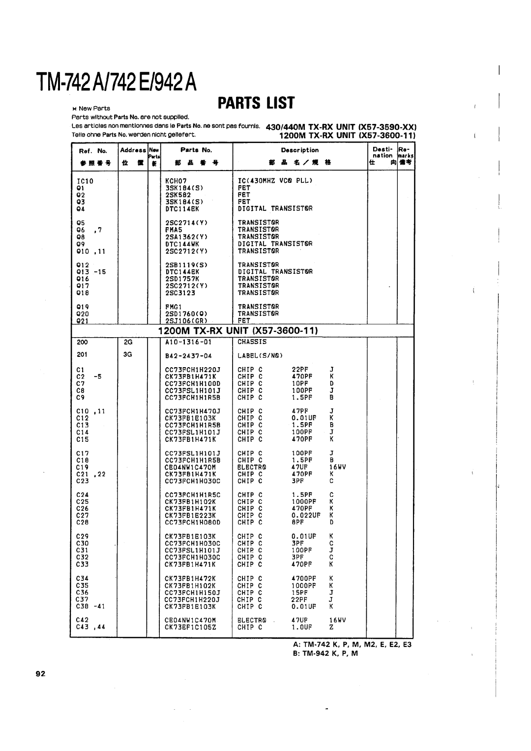 Kenwood TM-742 A/E manual 