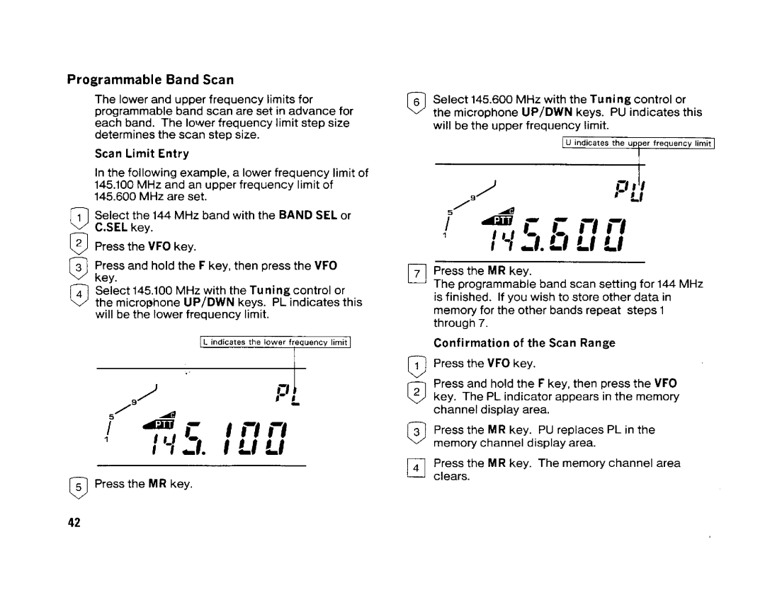 Kenwood TM-942A, TM-742A/E, TM642A manual 