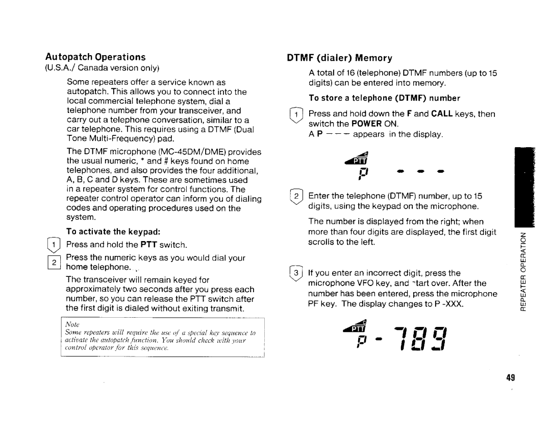 Kenwood TM-742A/E, TM-942A, TM642A manual 