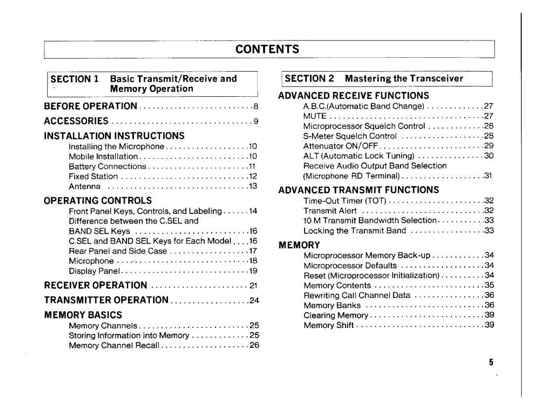 Kenwood TM-742A/E, TM-942A, TM642A manual 