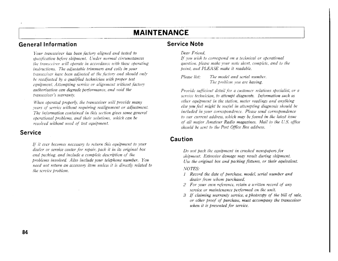 Kenwood TM-742A/E, TM-942A, TM642A manual 