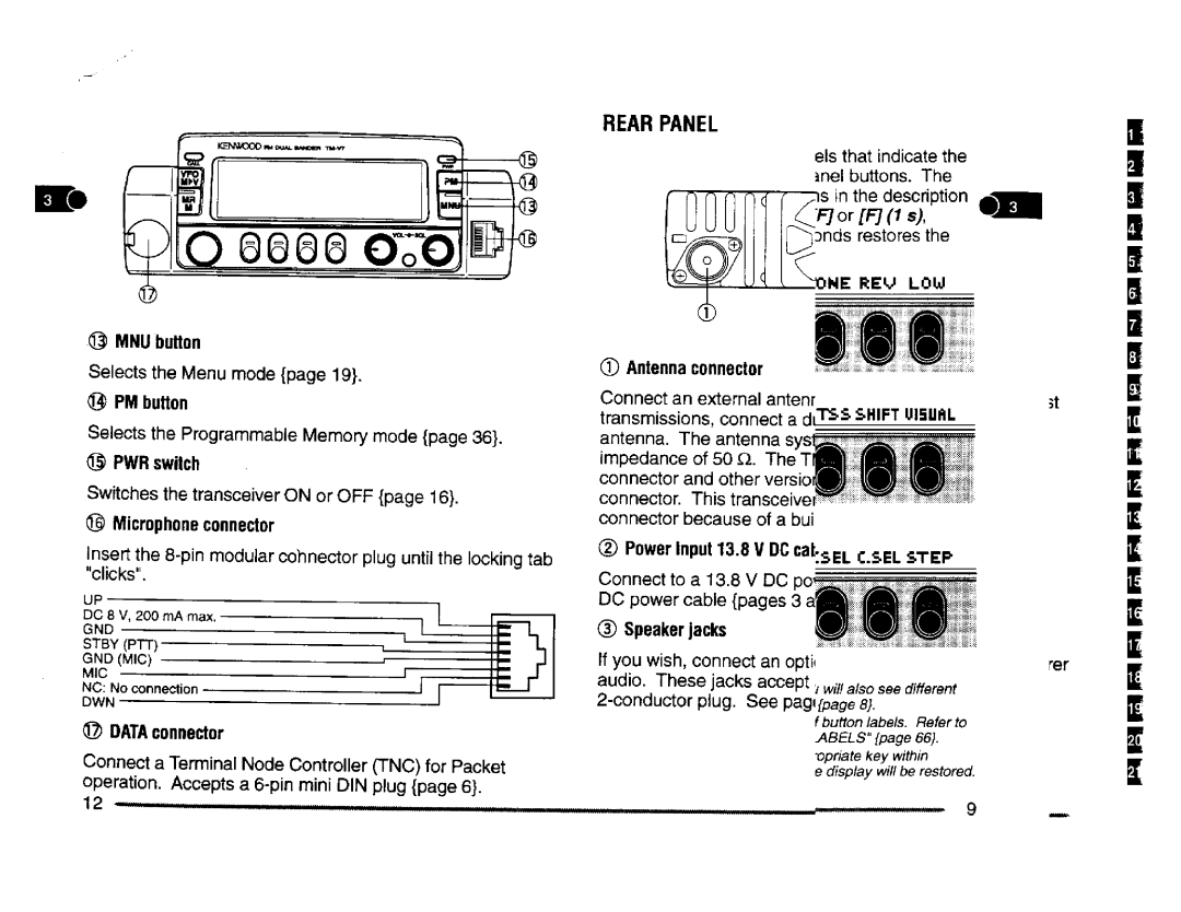 Kenwood TM-V7A, TM-V7E manual 