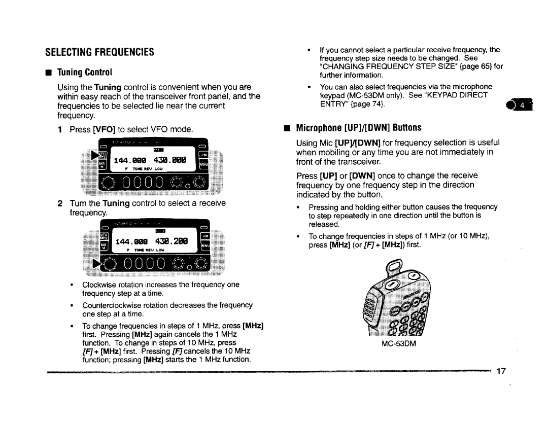 Kenwood TM-V7E, TM-V7A manual 