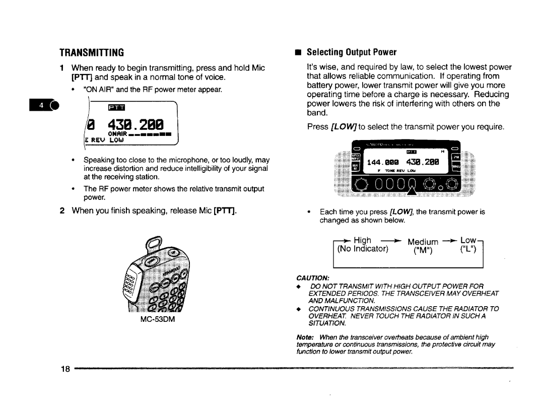 Kenwood TM-V7A, TM-V7E manual 