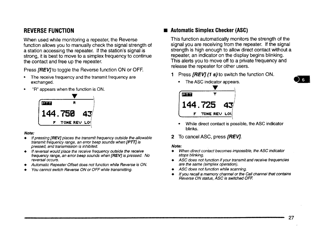 Kenwood TM-V7E, TM-V7A manual 