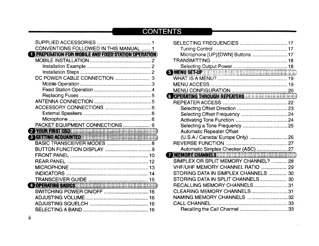 Kenwood TM-V7A, TM-V7E manual 