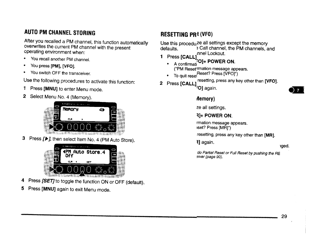 Kenwood TM-V7E, TM-V7A manual 