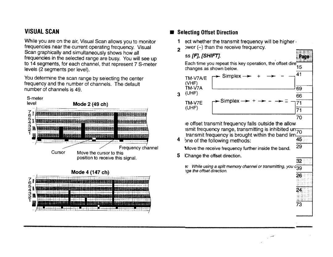 Kenwood TM-V7E, TM-V7A manual 