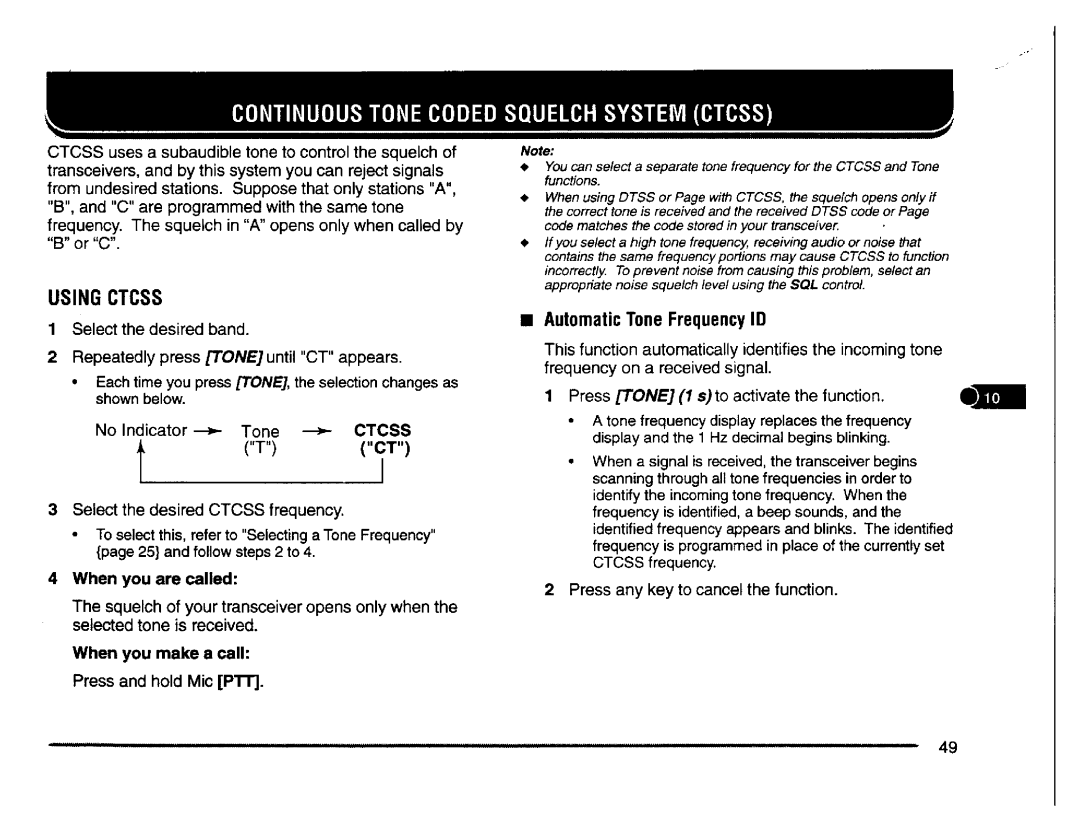 Kenwood TM-V7E, TM-V7A manual 