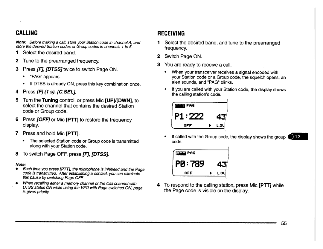 Kenwood TM-V7E, TM-V7A manual 