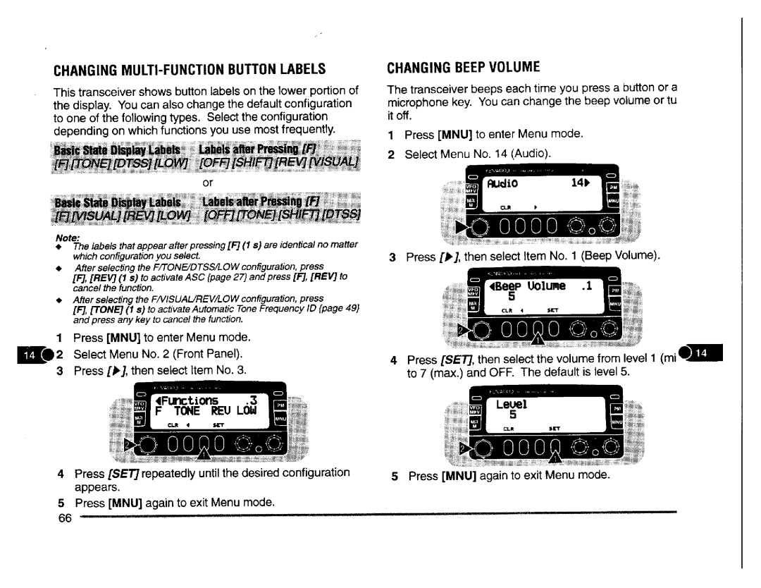 Kenwood TM-V7A, TM-V7E manual 