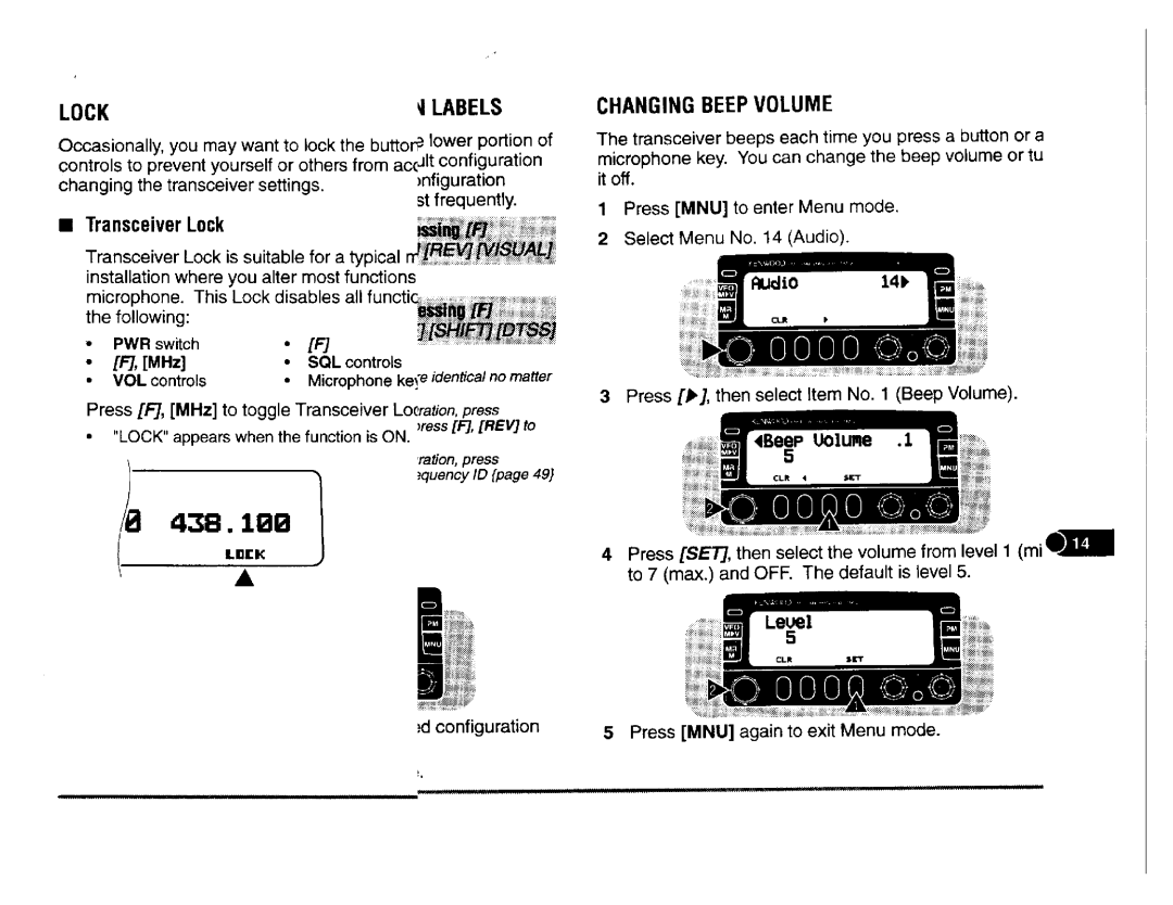 Kenwood TM-V7E, TM-V7A manual 