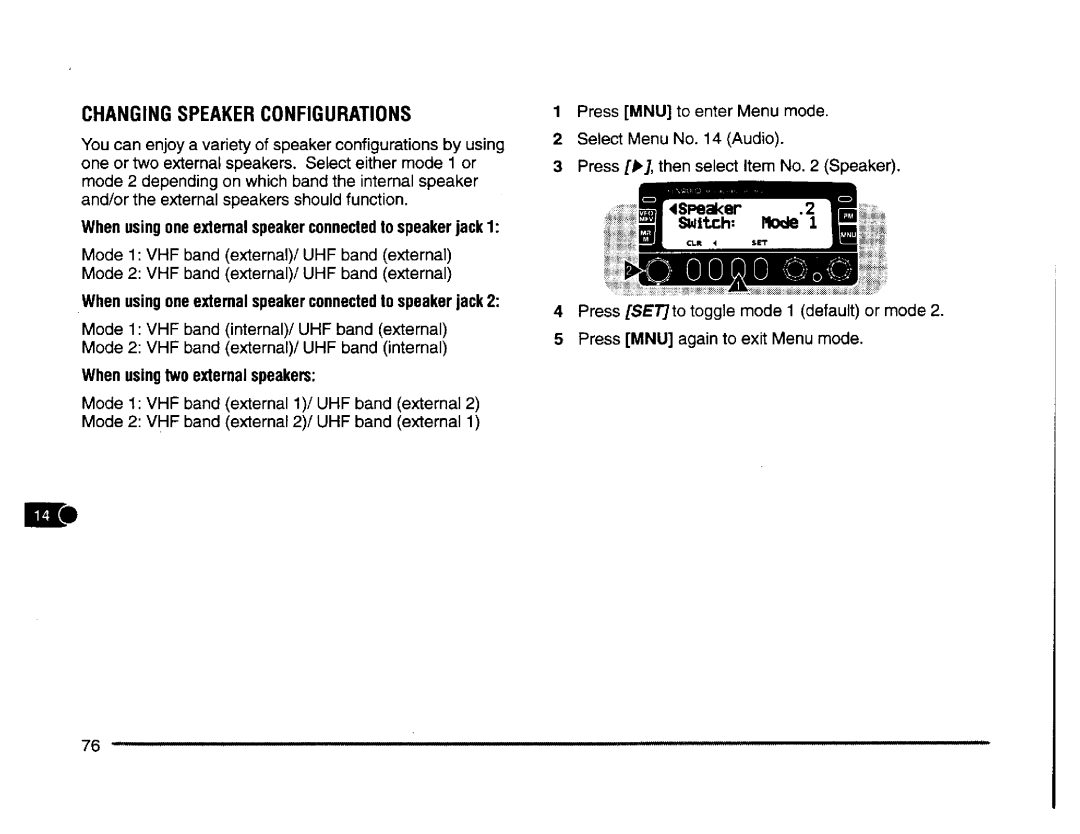 Kenwood TM-V7A, TM-V7E manual 