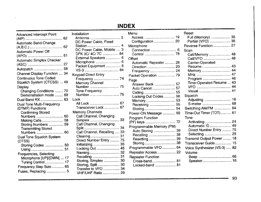 Kenwood TM-V7E, TM-V7A manual 