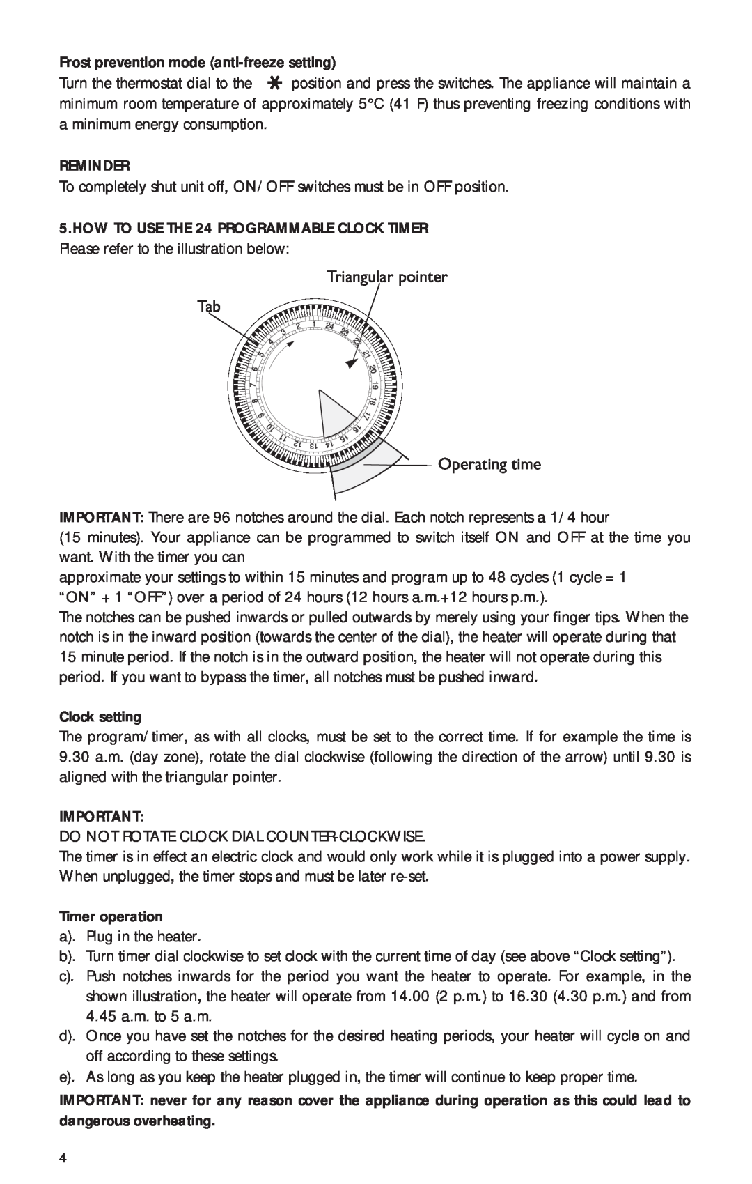 Kenwood trn0812tk manual Triangular pointer Tab, Operating time 