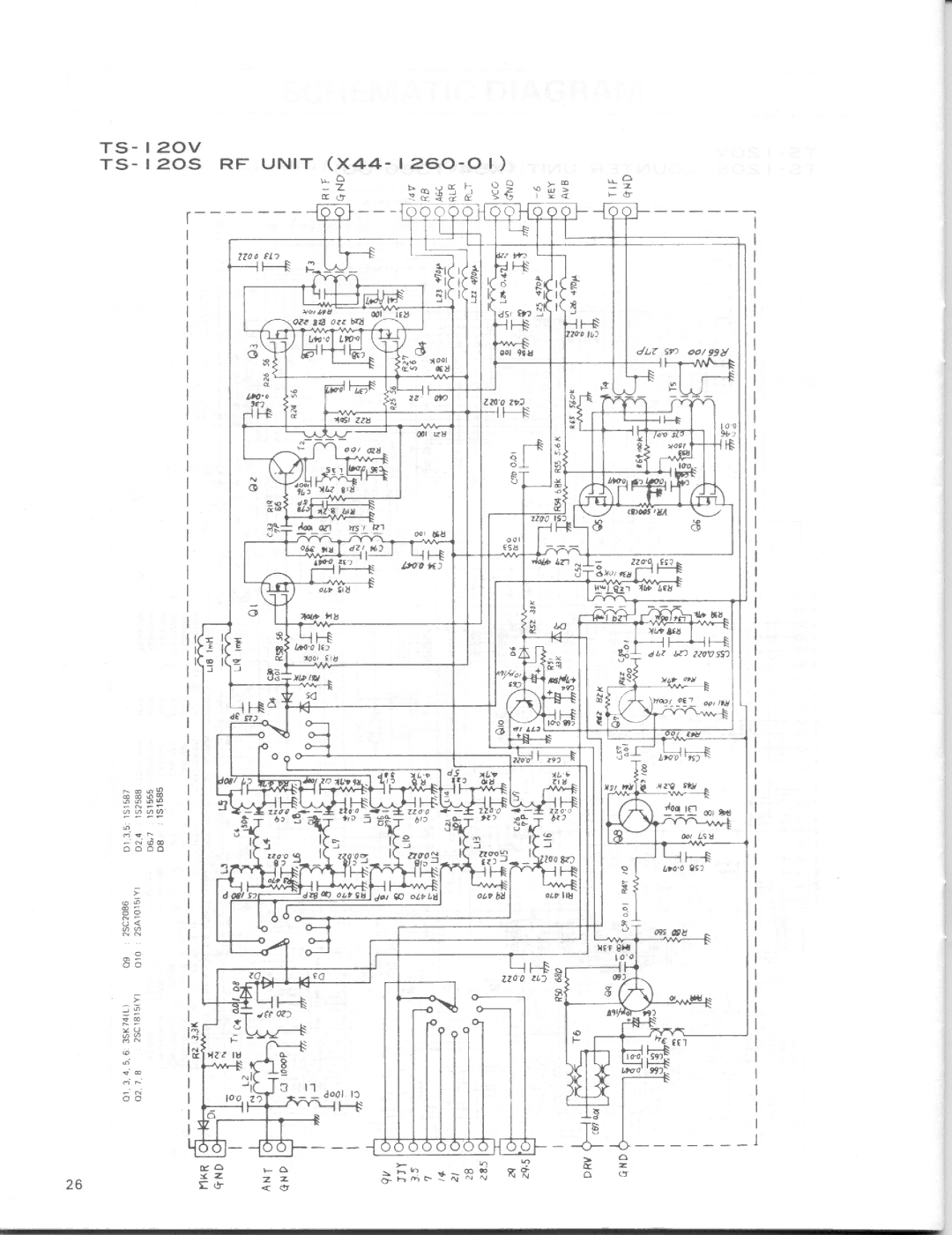 Kenwood TS-120V, TS-120S manual 