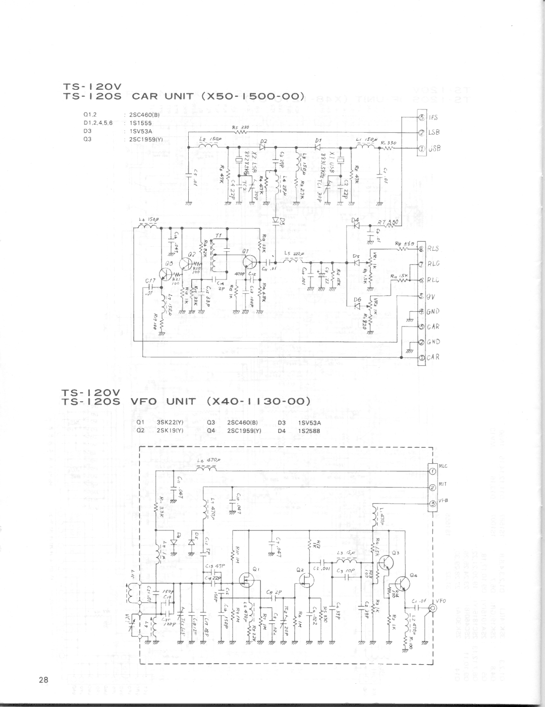 Kenwood TS-120V, TS-120S manual 