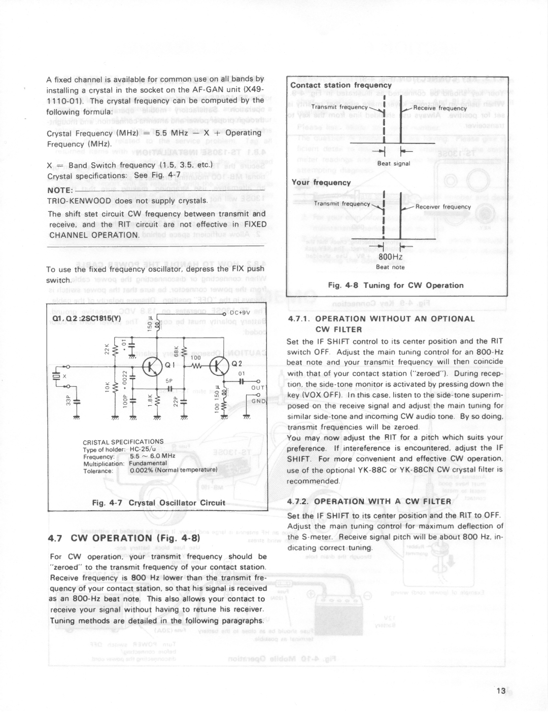 Kenwood TS-130SE manual 