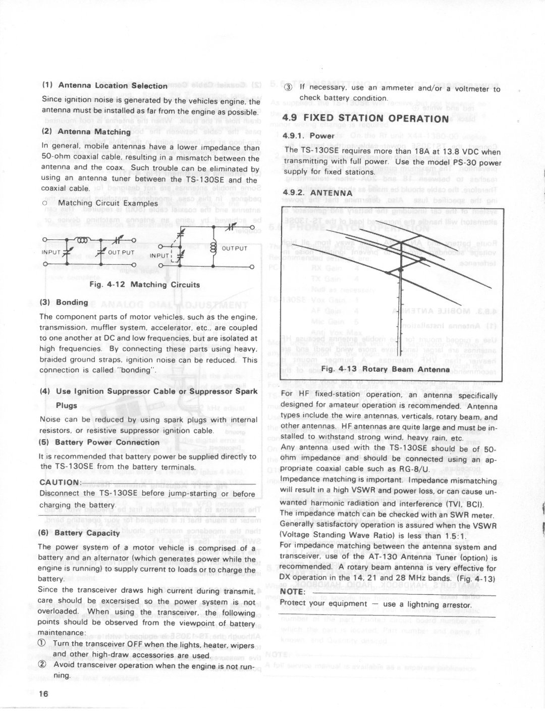 Kenwood TS-130SE manual 