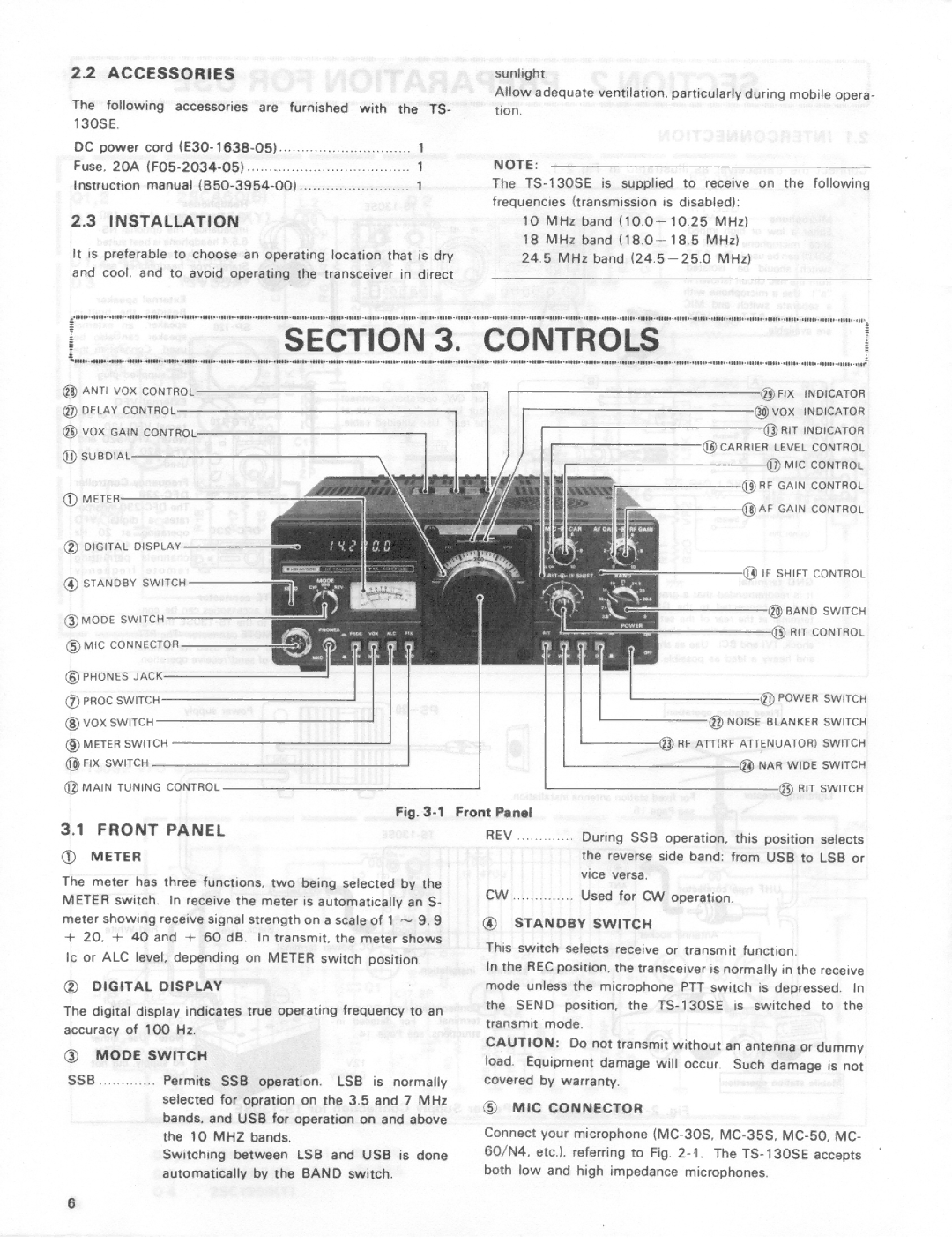 Kenwood TS-130SE manual 