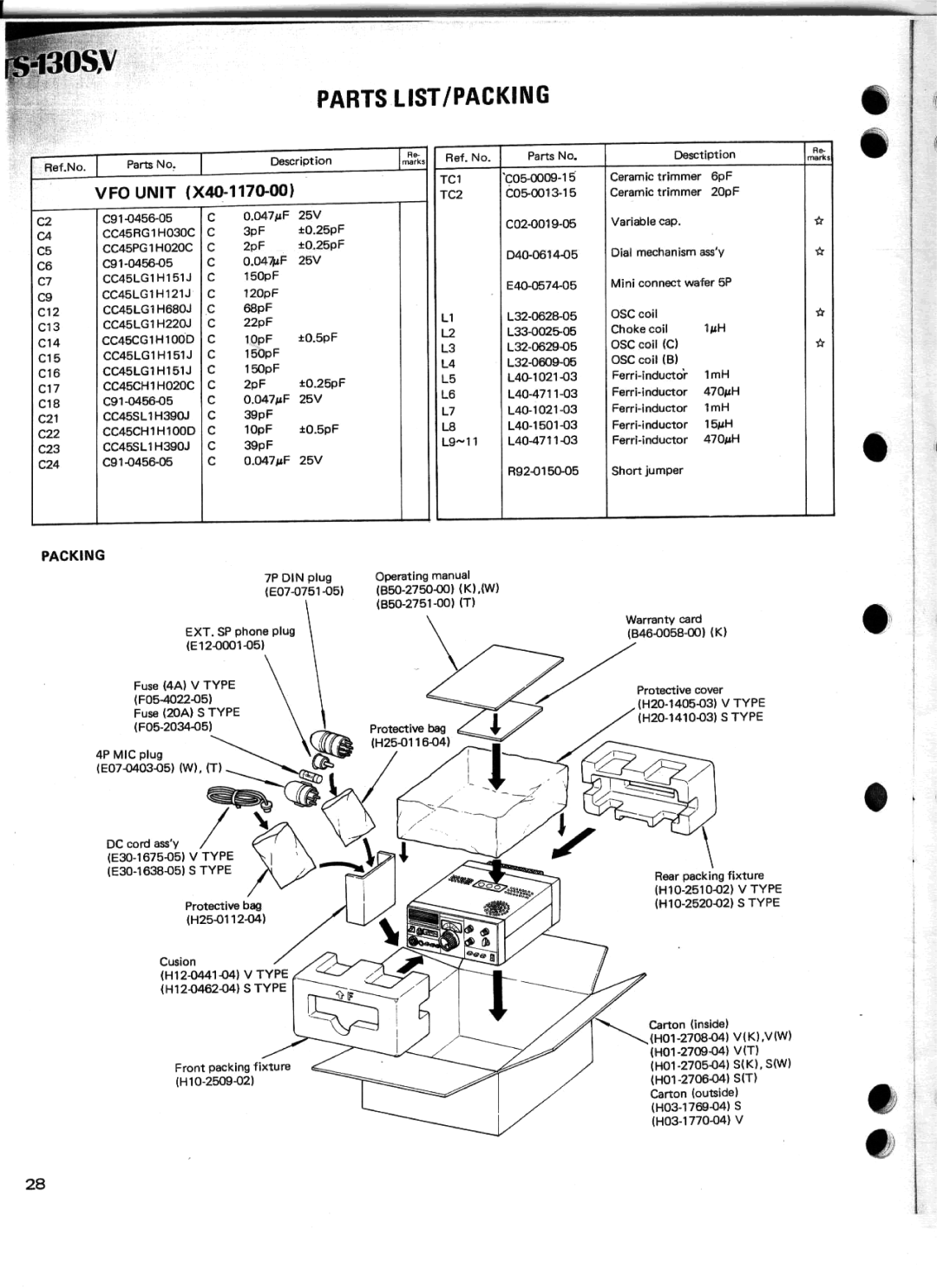 Kenwood TS-130V manual 